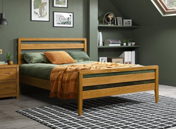 Low rise bed on sale frame queen